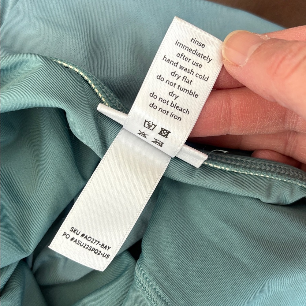 Andie One-Piece Swimsuit Dusty Blue XL - Picture 7 of 8